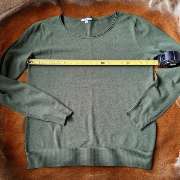 Vila Milano Lightweight Ivy Green Sweater - Picture 4 of 7